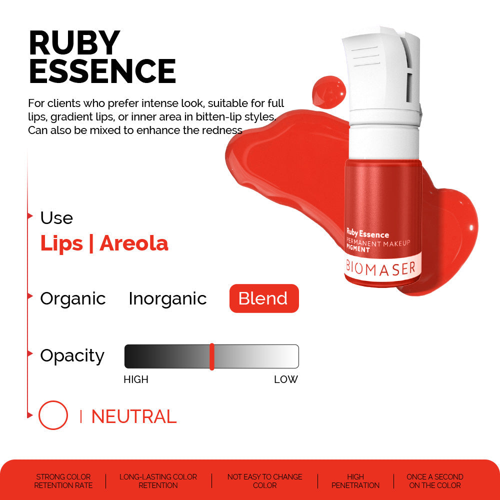 Global Best-Selling Organic PMU Lip Pigment | Biomaser Long-Last Lip Ink