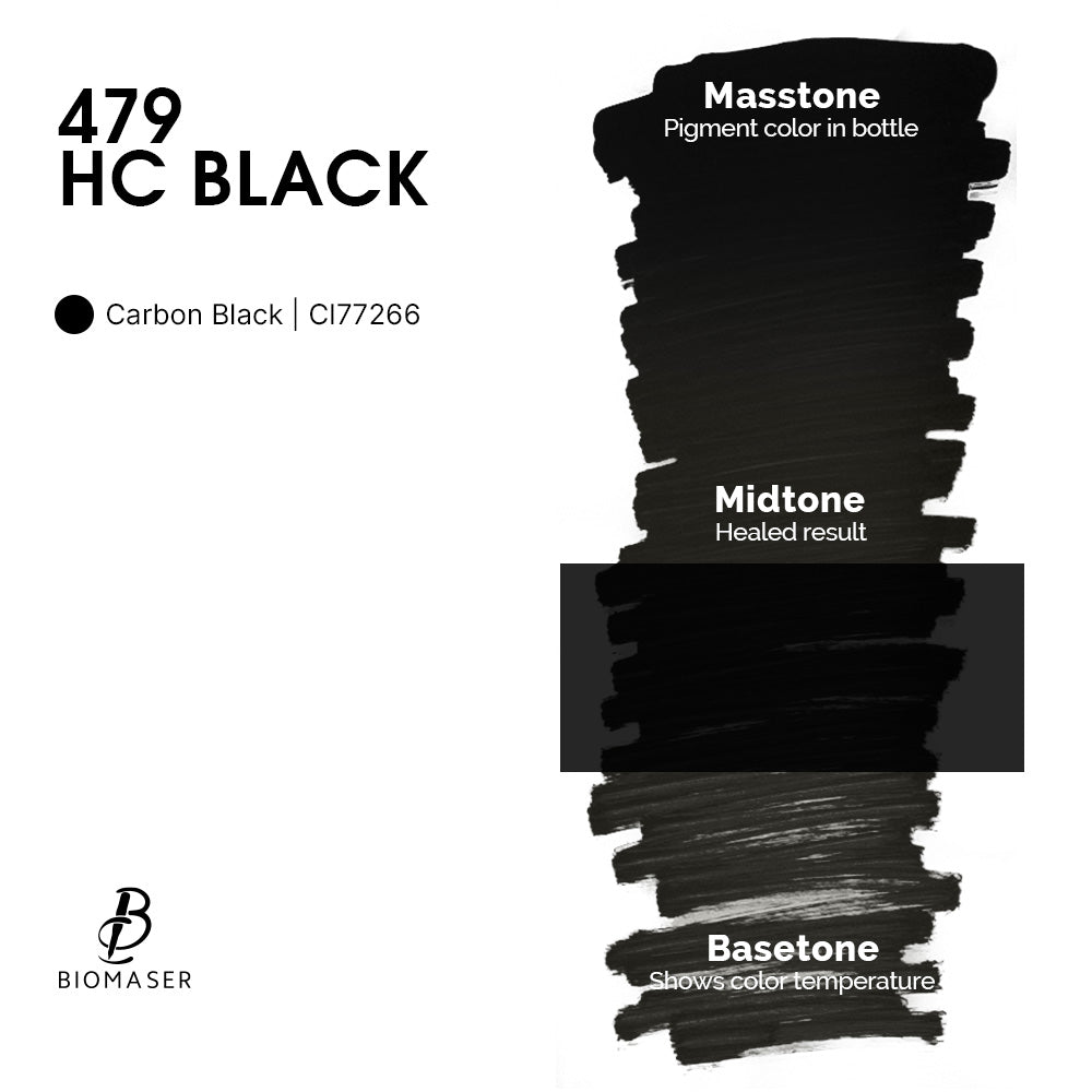 Biomaser Pigment 479 SUPER BLACK for Eyebrow