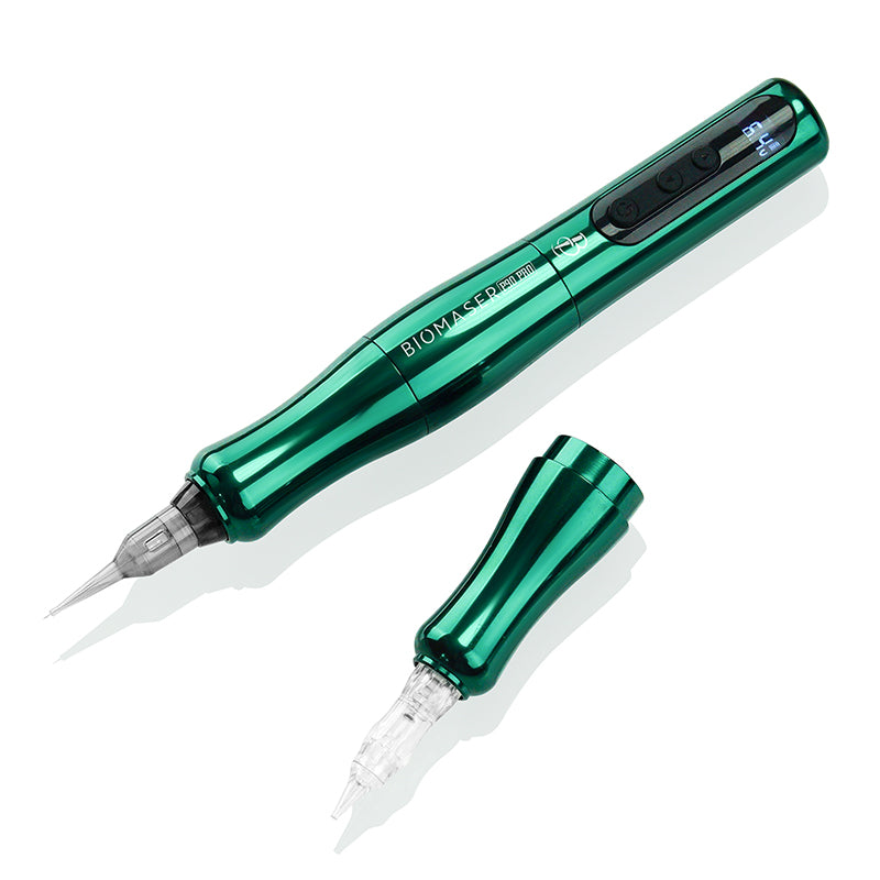 Biomaser P90 PRO Wireless PMU Pen - Long-Lasting, Silent & Portable for Brows/Lips/Eyeliner