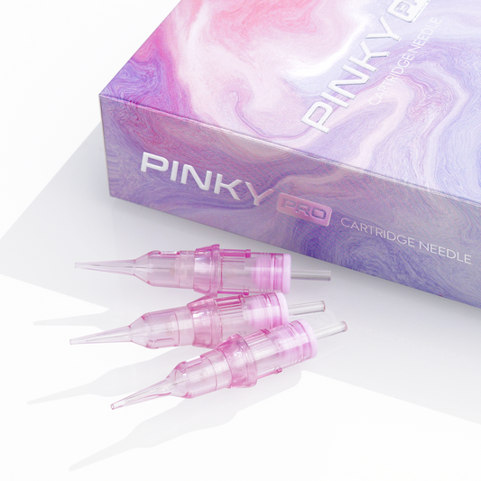 F FLAT Biomaser Pinky Pro Tattoo Permanent Makeup Needle Cartridges for standard tattoo pen machine