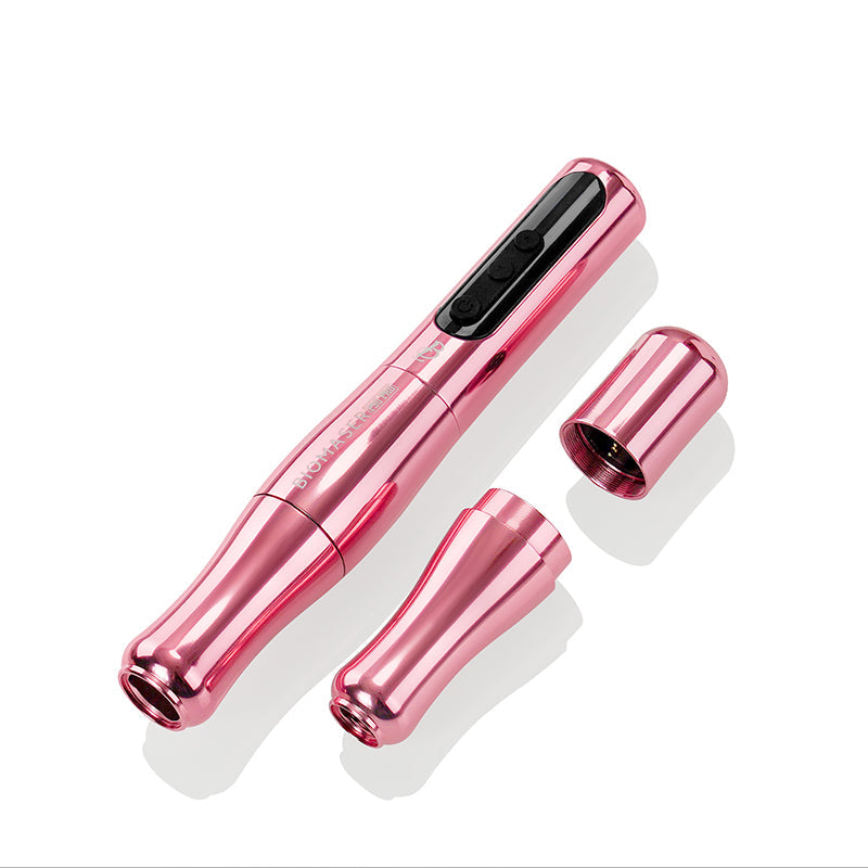 Biomaser P90 PRO Wireless PMU Pen - Long-Lasting, Silent & Portable for Brows/Lips/Eyeliner