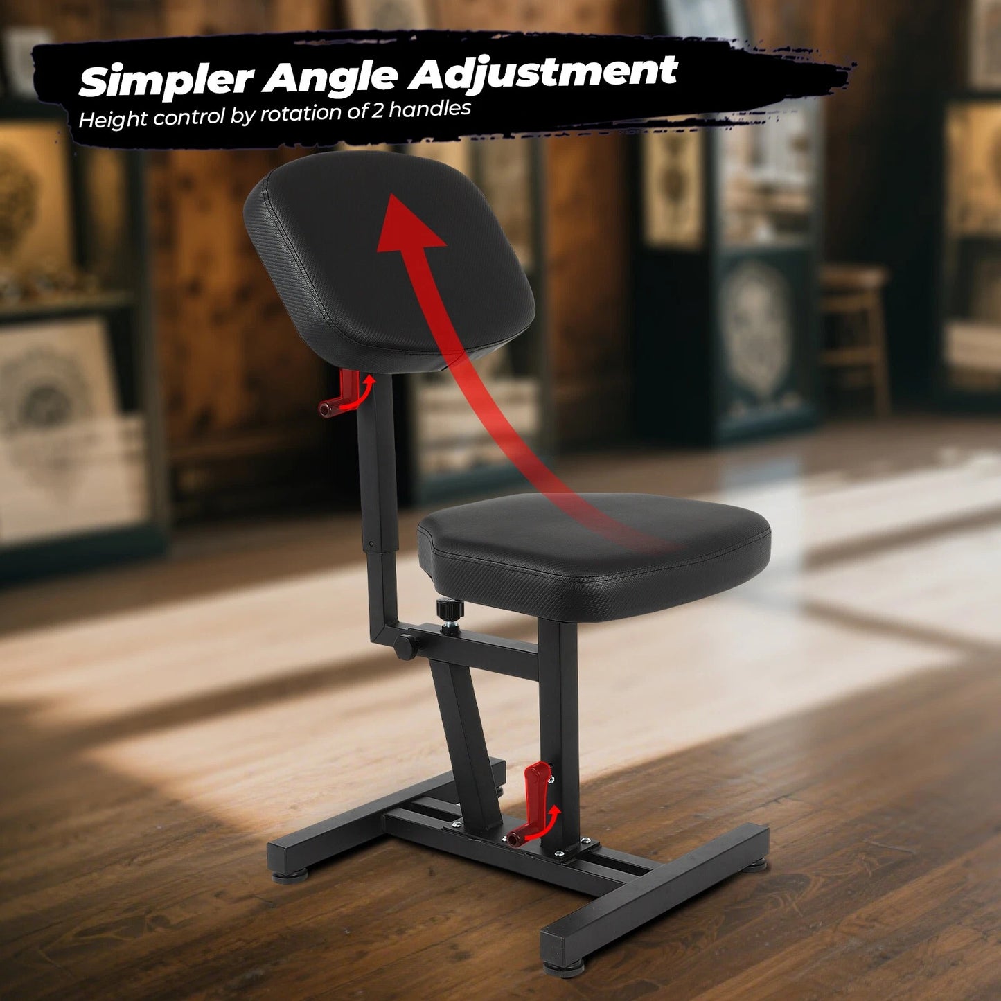 Double Panel Tattoo Arm Rest Adjustable Chair
