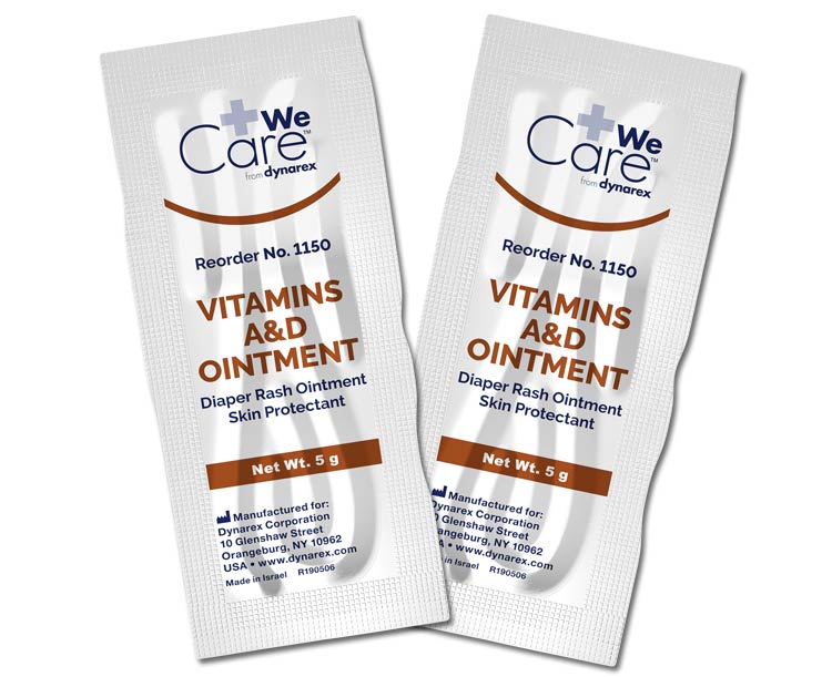 Dynarex Vitamins A & D Ointment Pouch