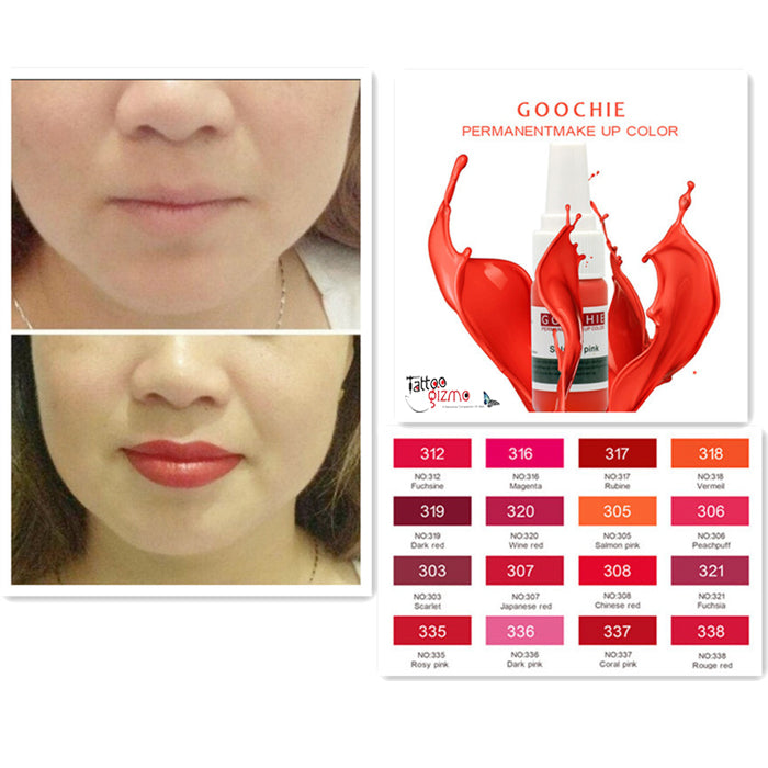 Goochie Permanent Make Up Pigment Color 15 ml