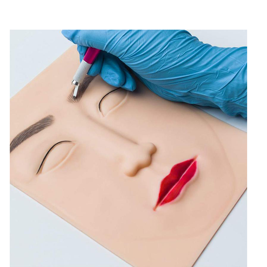Silicone Fake Skins for Eyebrow, Eyeline,Lip ,3D Microblading Face