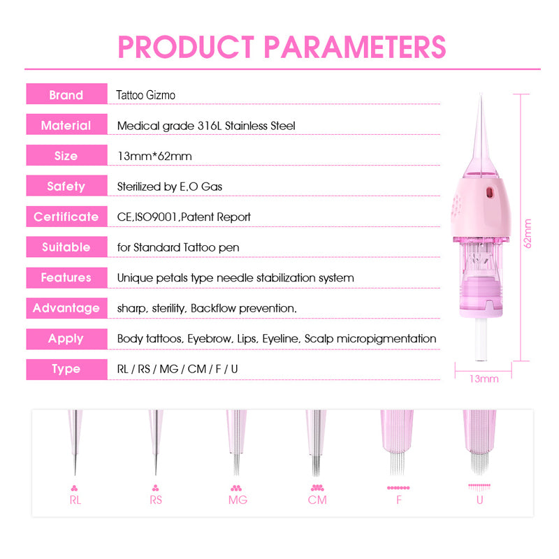 TG Professional Permanent Makeup Cartridge