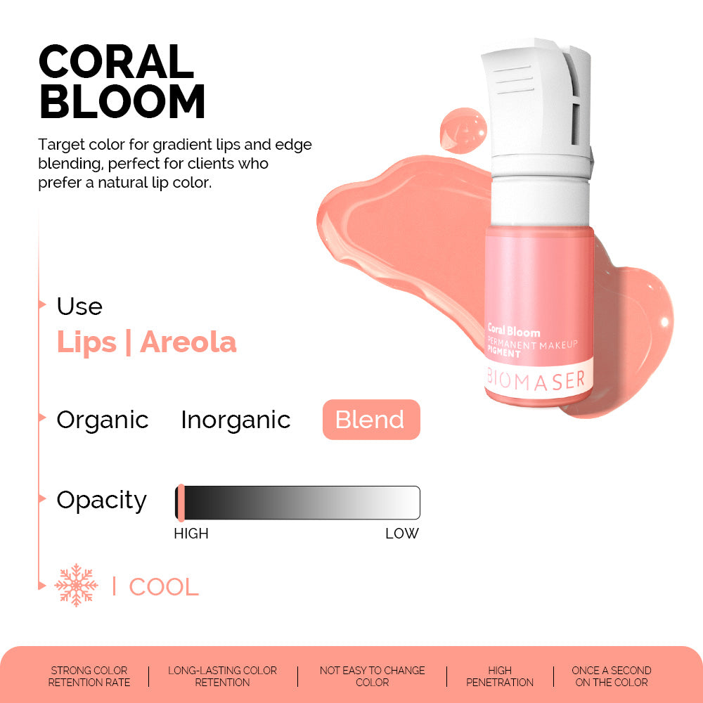 Global Best-Selling Organic PMU Lip Pigment | Biomaser Long-Last Lip Ink