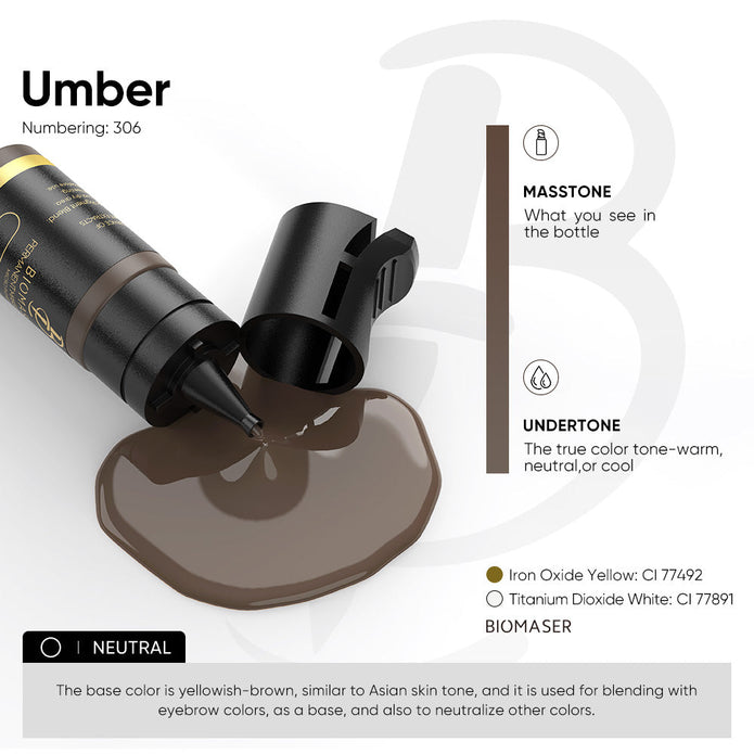 Biomaser Pigment Ink for Eyebrow