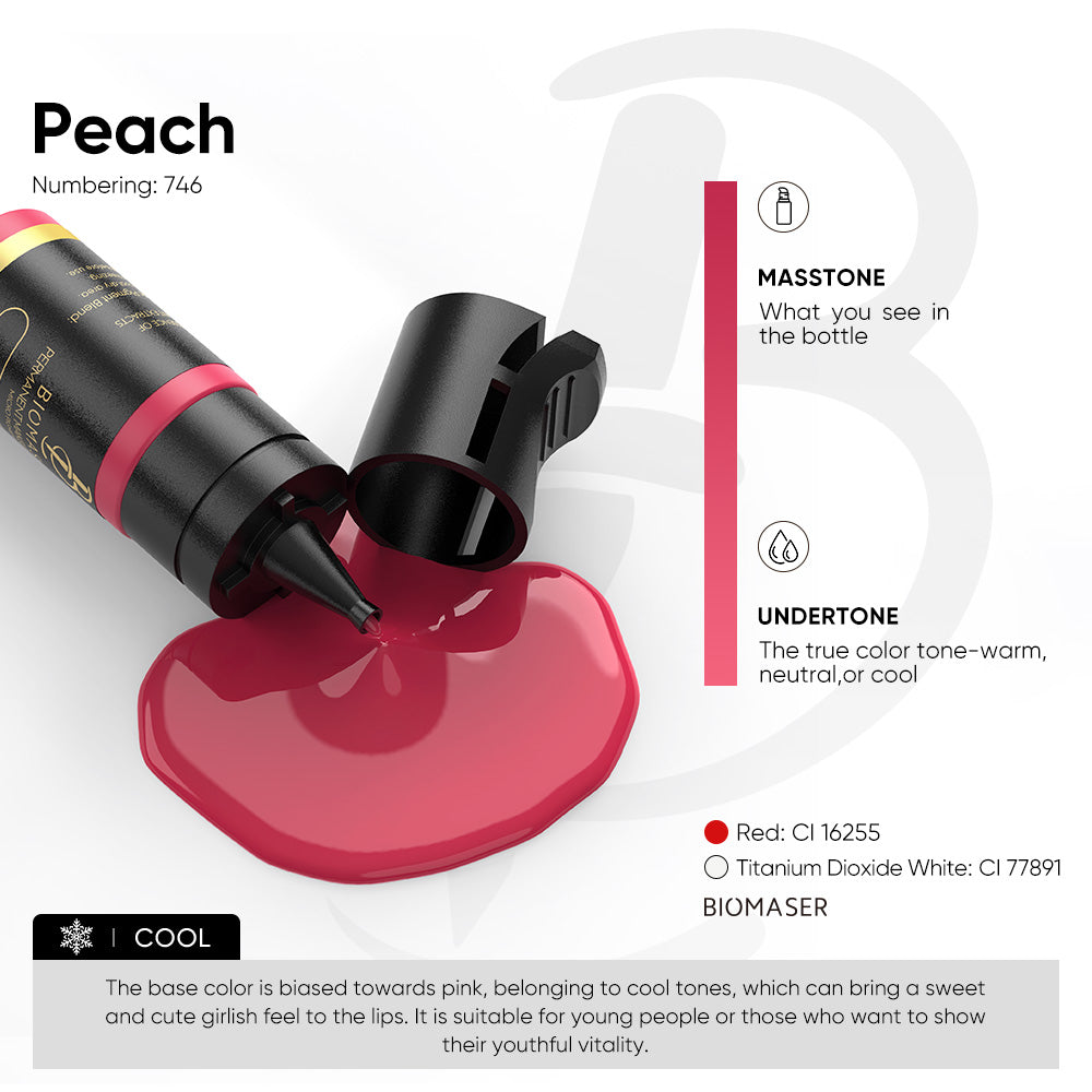 Biomaser Pigment Ink for Lips