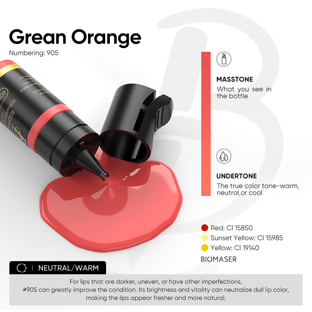Biomaser Pigment Ink for Lips