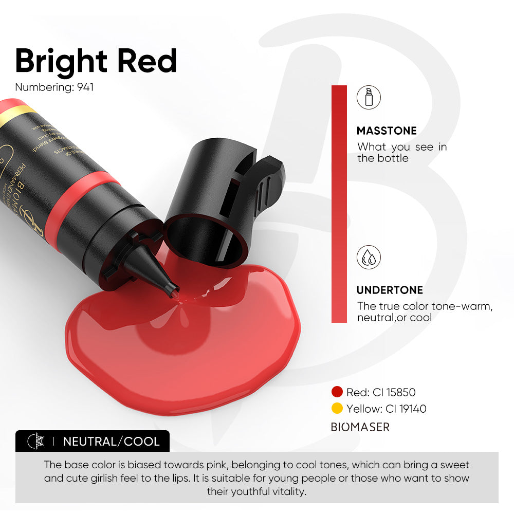 Biomaser Pigment Ink for Lips