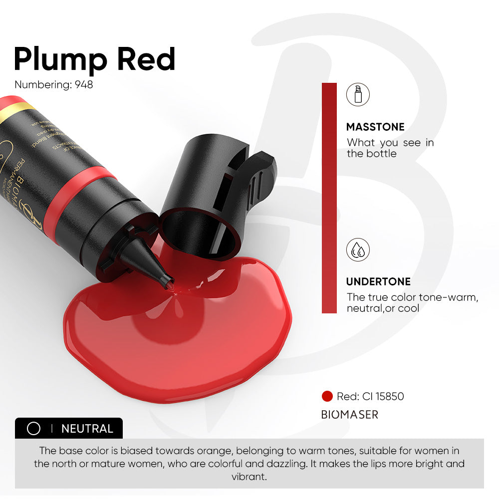 Biomaser Pigment Ink for Lips