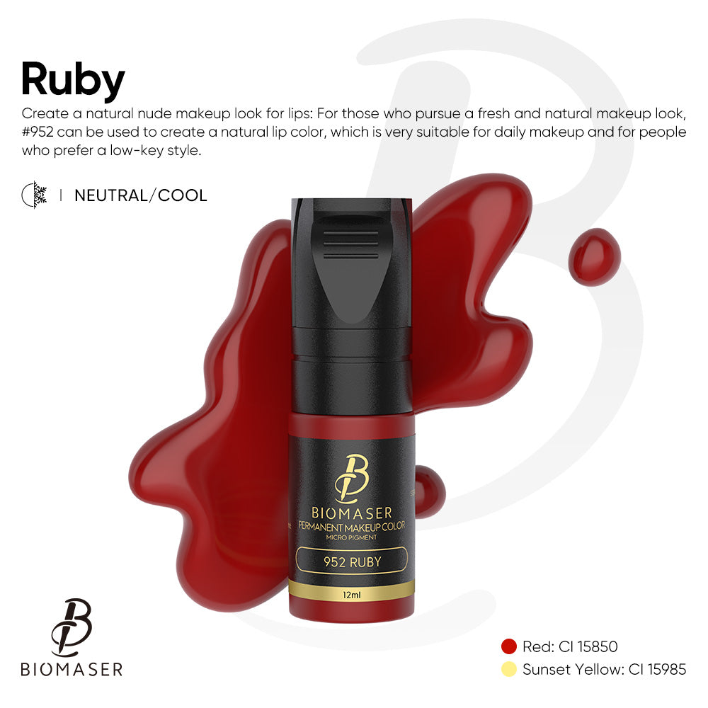 Biomaser Pigment Ink for Lips