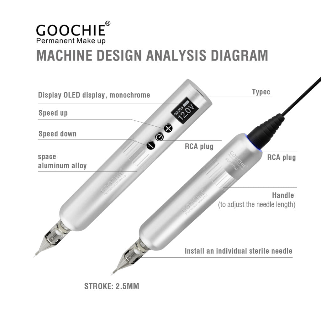 Permanent Makeup Tattoo Machine Goochie X - Series