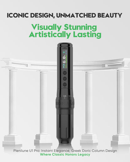 Biomaser Plenilune U1 Pro Wireless Tattoo & PMU Machine With Adjustable Stroke
