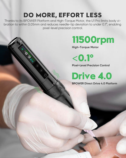 Biomaser Plenilune U1 Pro Wireless Tattoo & PMU Machine With Adjustable Stroke