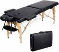wooden massage bed
