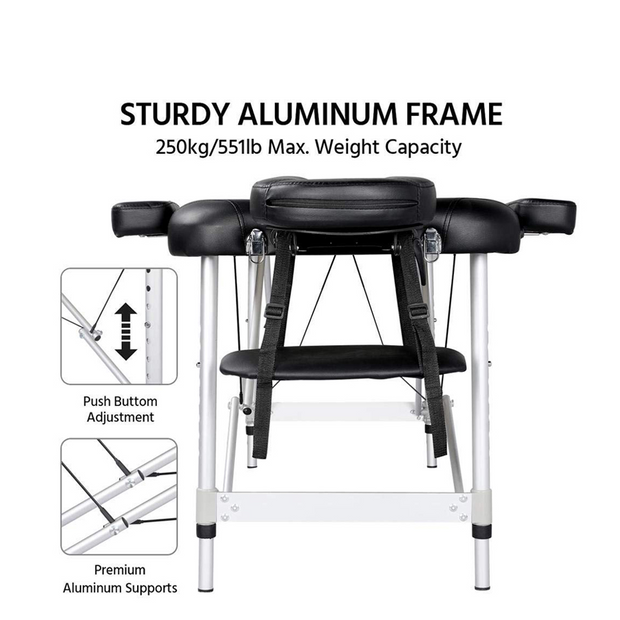 2 Fold Portable Massage Spa Bed 