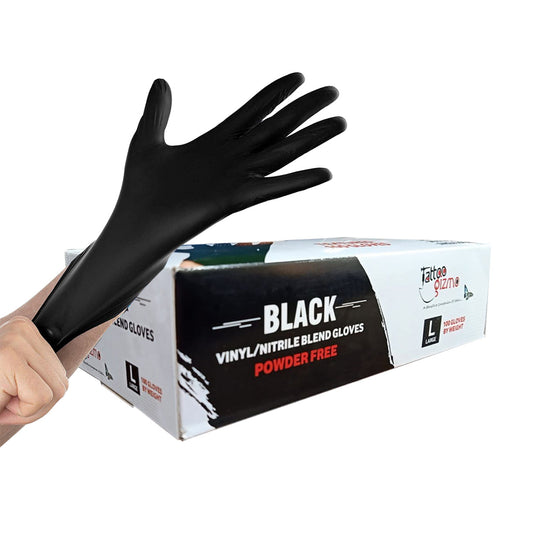 TG Nitrile Vinyl Blend Gloves - Black