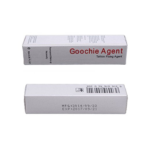 Goochie Permanent Makeup Fixing Agent Effective Lock the Color 10ml-0.36 FL.Oz