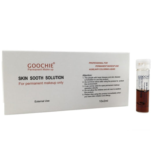 Goochie Permanent Make Up Skin Sooth Solution 10X2ml