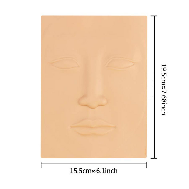 Silicone Fake Skins for Eyebrow, Eyeline,Lip ,3D Microblading Face