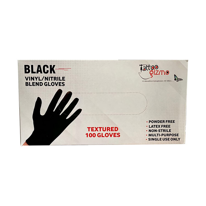 TG Nitrile Vinyl Blend Gloves - Black