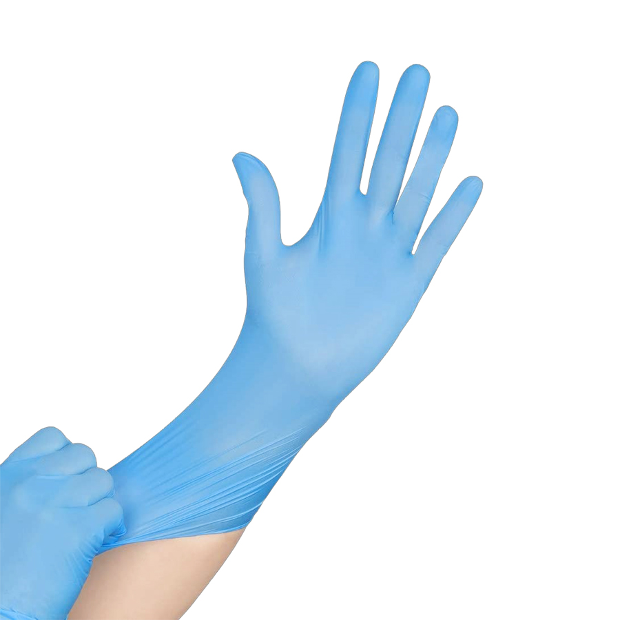 TG Nitrile Vinyl Blend Gloves Blue