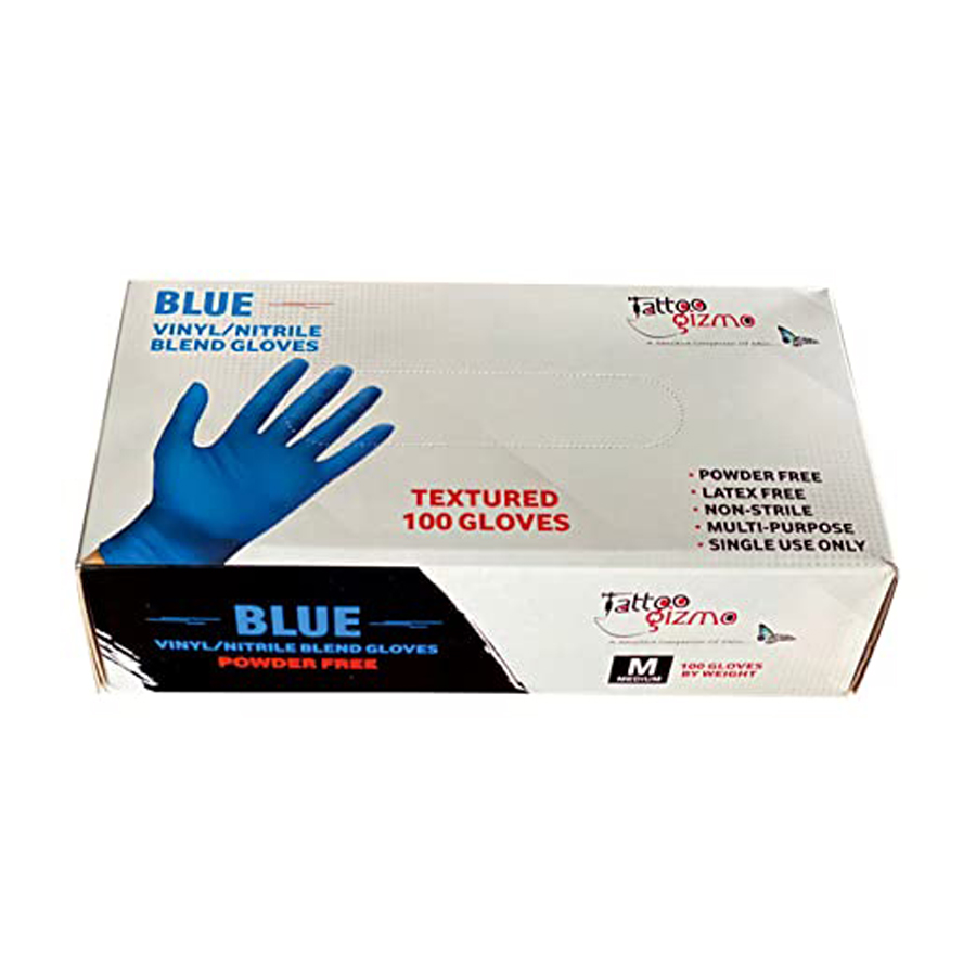 TG Nitrile Vinyl Blend Gloves Blue