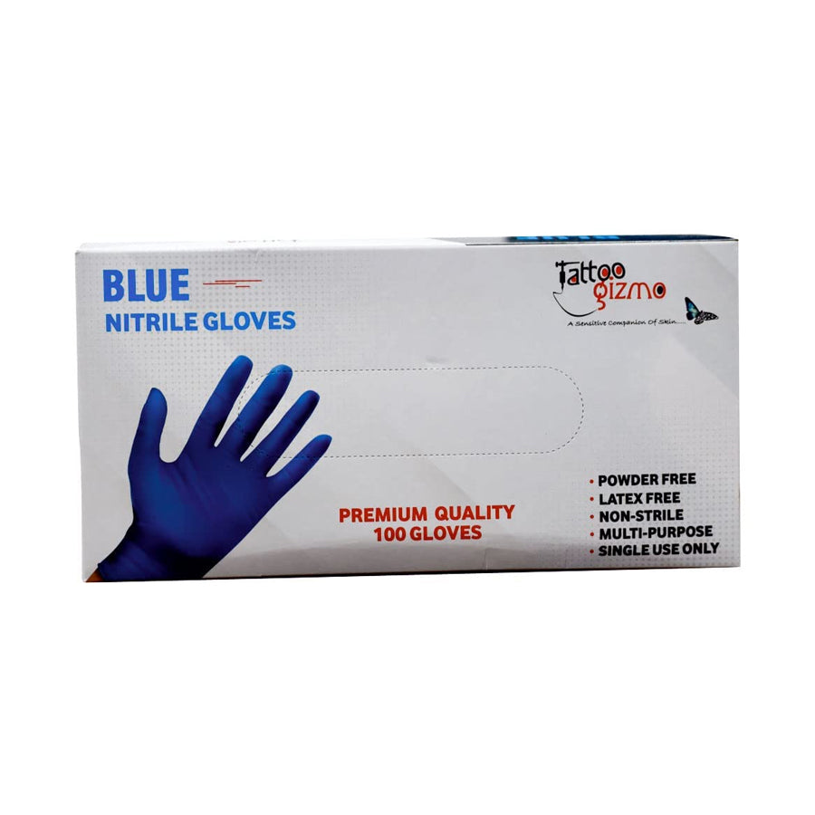 Gloves - 100% Nitrile Thick 5 Micron with Textured Fingure