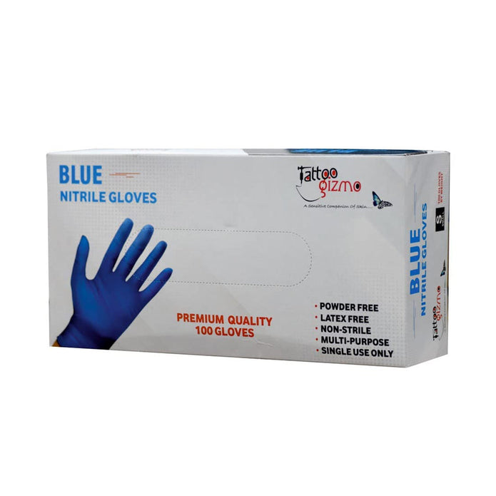 Gloves - 100% Nitrile Thick 5 Micron with Textured Fingure