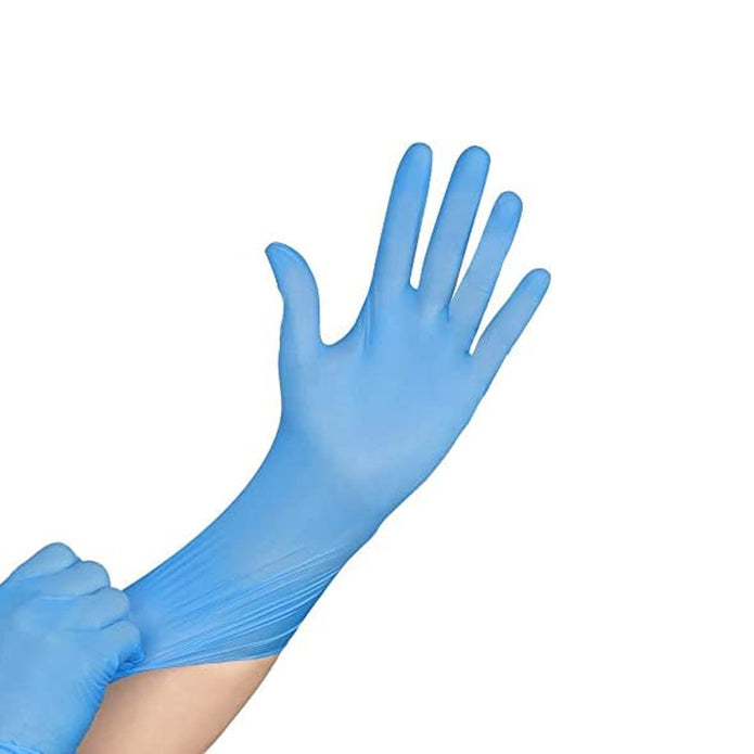 Gloves - 100% Nitrile Thick 5 Micron with Textured Fingure