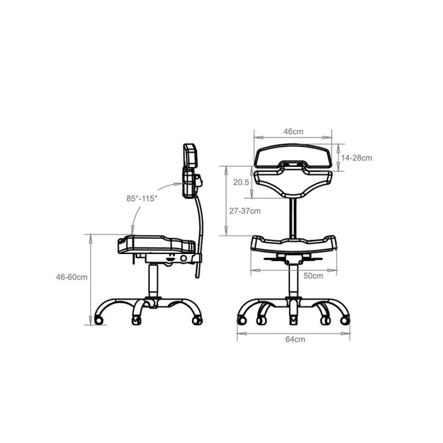 Chair Elevate Split Back 72