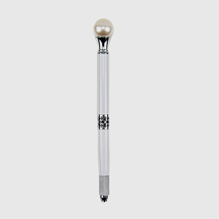 Double-Head Manual Microblading Tattoo Pen White